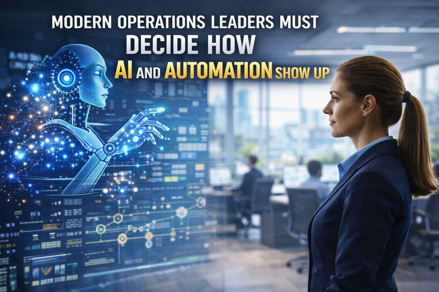 Modern Operations Leaders Must Decide How AI and Automation Show Up