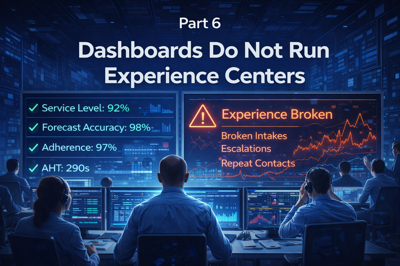 Part 6: Dashboards Do Not Run Experience Centers